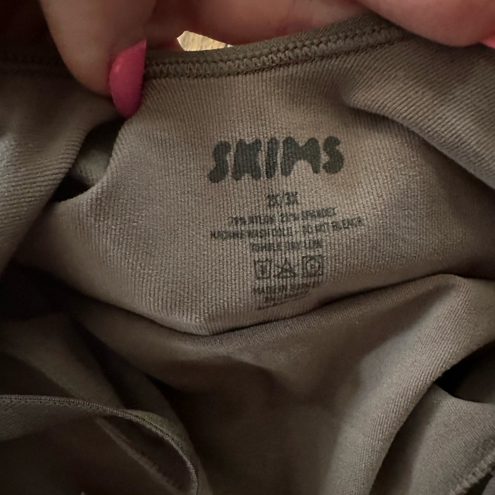 SKIMS Maternity Shapewear Bodysuit in Taupe - Picture 5 of 6